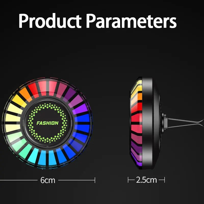 AMBIENTADOR RITMICO CON LUCES LED